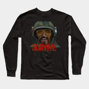 Tropic Thunder: SURVIVE Long Sleeve T-Shirt